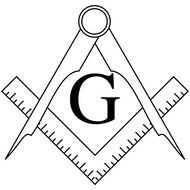 Masonic Compass And Square Panda Free