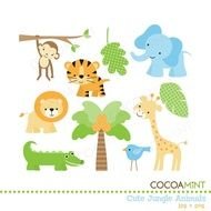 Cute Jungle Animals $500 Via Etsy