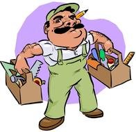 This Morning We Had A Handyman Come Over To Fix Up Few Things Around