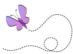 lilac butterflies drawing