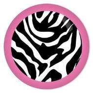 Zebra Stripes Knob With Pink Border Thisnext