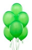 clipart of the green balloons