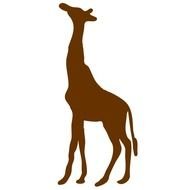 Giraffe Head Silhouette Panda Free Images N2