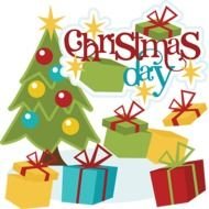Christmas Day Scrapbook Svg Cute Clip clipart
