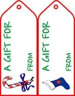 Frugal Freebies Free Oversized Gift Tags All clipart