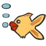 jrange fish cartoon drawing