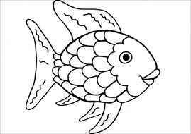 Clip art of cartoon fish