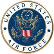 Military Cremation Urn Accessory United States Air Force Medallion