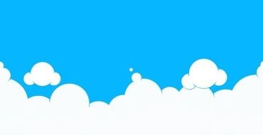 Clipart of clouds on a sky