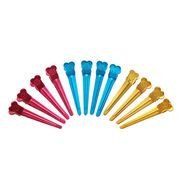 Section Aluminum Metal Salon Hair Clips Of Velcro