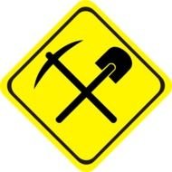 Mining Sign At Clkercom Vector Online Royalty