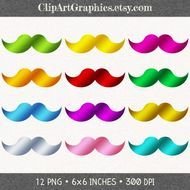 Digital Foil Mustache Moustache G