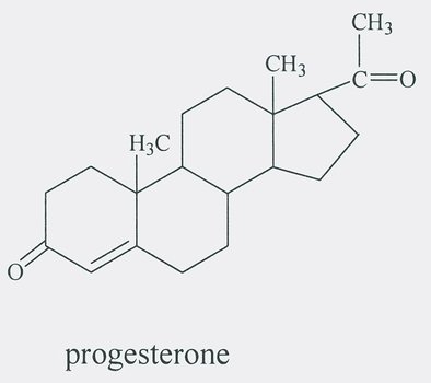 Structure Of Progesterone From The Ib Chemistry Data Bookletnotice It