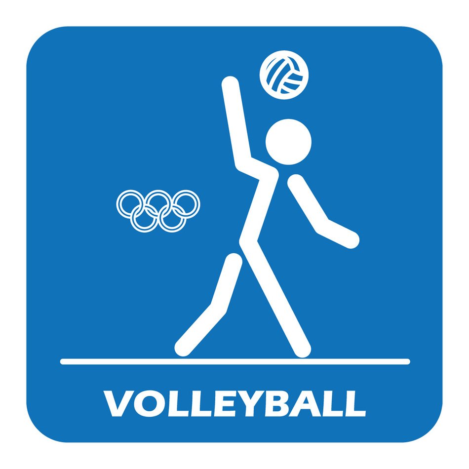 Clip art of Volleyball icon