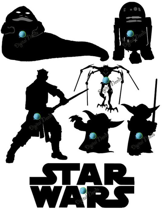 Wars Silhouettes Star Silhouette