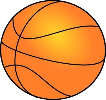 Half Basketball Ball Basketball1 Vector