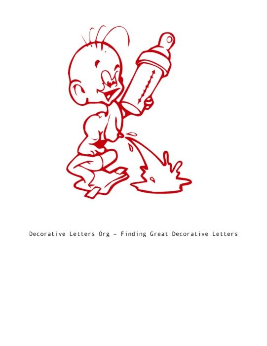 Decorative Letters N3