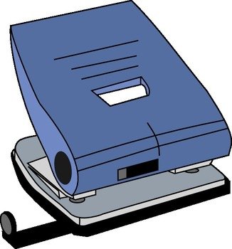 Hole Puncher At Clkercom Vector Online Royalty