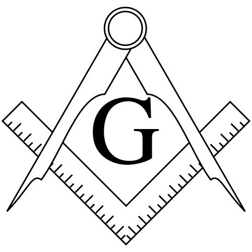 Masonic Compass And Square Panda Free