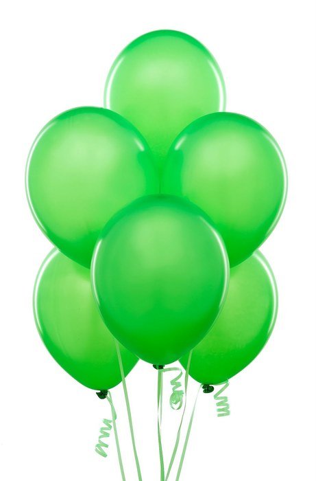 clipart of the green balloons