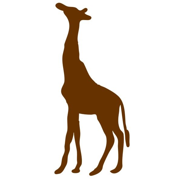 Giraffe Head Silhouette Panda Free Images N2