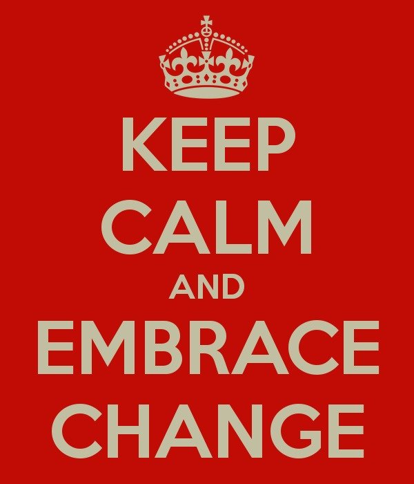 Keep Calm And Embrace Change Carry On Image Generator