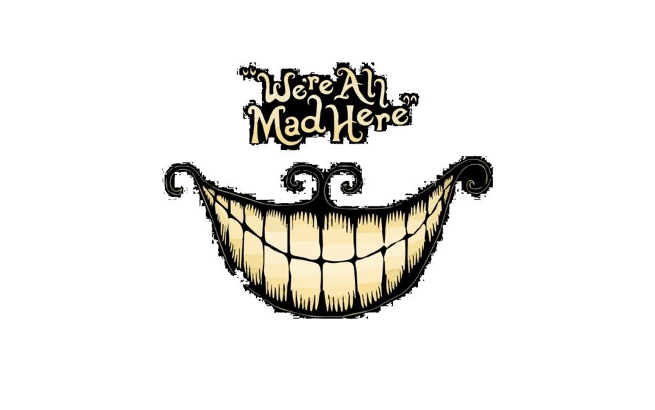 Cheshire smile drawing