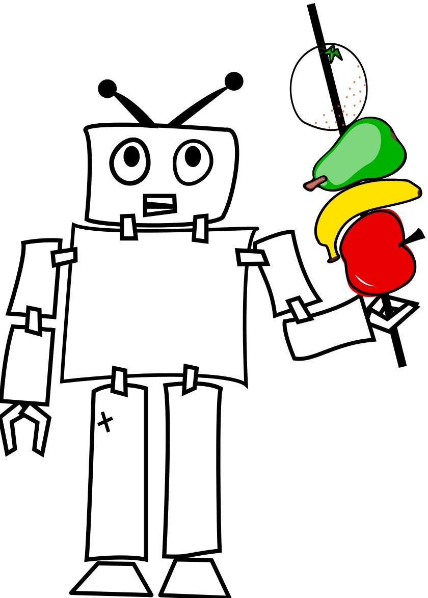 Clipart of the cooker robot