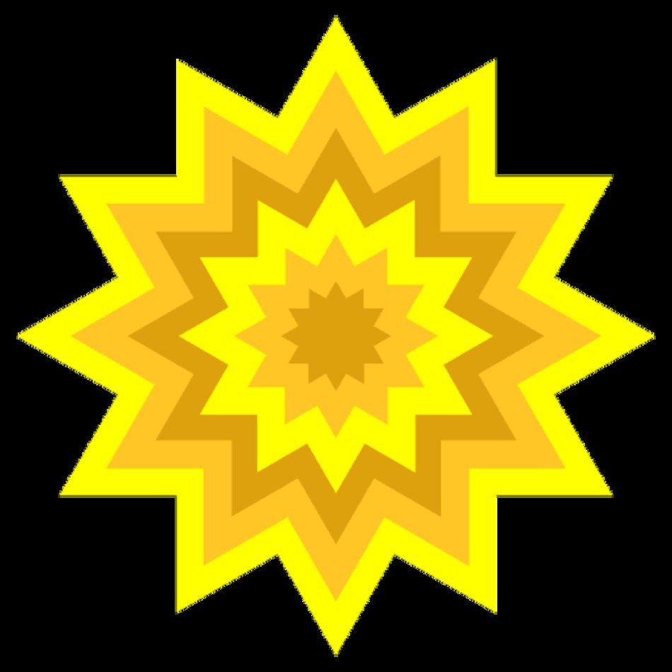 Sun Star Free Images At Clkercom Vector Online Royalty