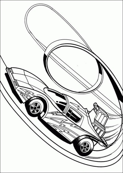 Coloring Pages &187 Hot Wheels
