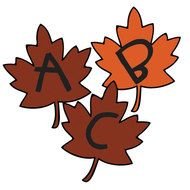 Fall Leaf Cutout Templates Page Printable Paper