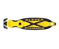 painted yellow-black construction knife