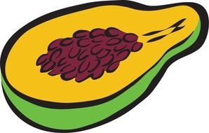Papaya drawing