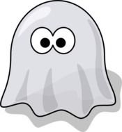 clipart happy ghost