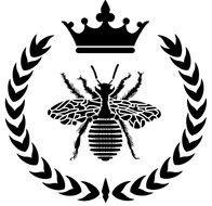 Clip Art of the crown bee
