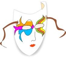 Carnival Mask At Clkercom Vector Online Royalty clipart