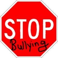 Clipart of Stop bullying sign