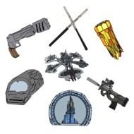 variety of weapons as a picture for clipart