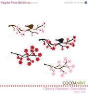 Cherry Blossom Branches By Cocoamint On Etsy N2