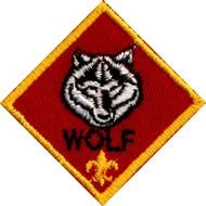Clip art of Wolf emblem