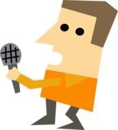 News Reporter At Clkercom Vector Online Royalty