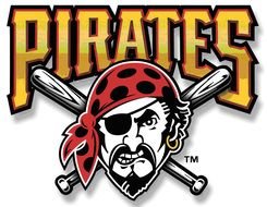 pirate logo with bats