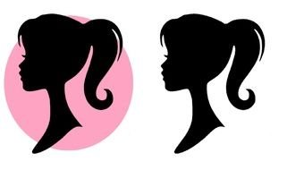 Barbie Silhouette drawing