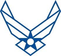 Air Force blue Logo drawing