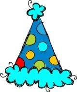 clipart of the Birthday Hat