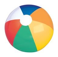 rainbow beach kids ball