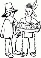Home &amp;gt Thanksgiving Pilgrim And Native American