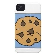 Cartoon Chocolate Chip Cookie Dessert Iphone 4 Covers