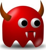 Pcman Game Baddie Devil At Clkercom Vector Online