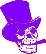 Skeleton Purple Red At Clkercom Vector Online